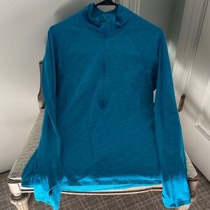 Under Armour Teal Quarter-Zip Long Sleeve Pullover